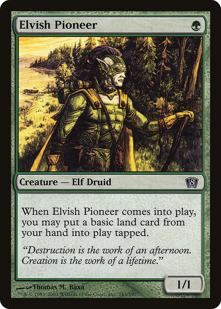Elvish Pioneer (8ED-243★) - 8th Edition Foil