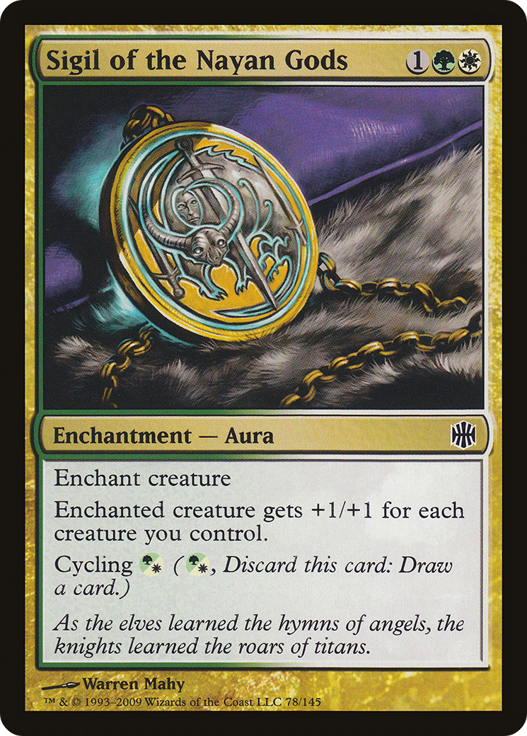 Sigil of the Nayan Gods (ARB-078) - Alara Reborn
