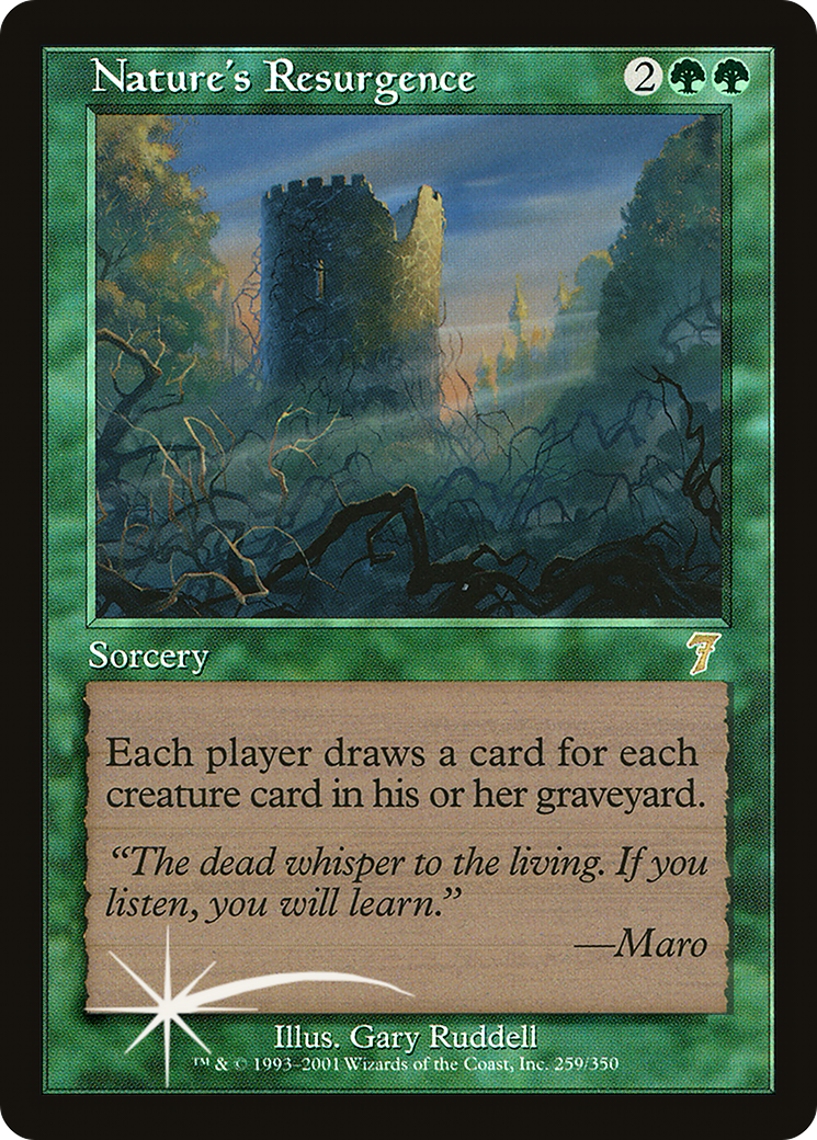 Nature's Resurgence (7ED-259★) - 7th Edition Foil
