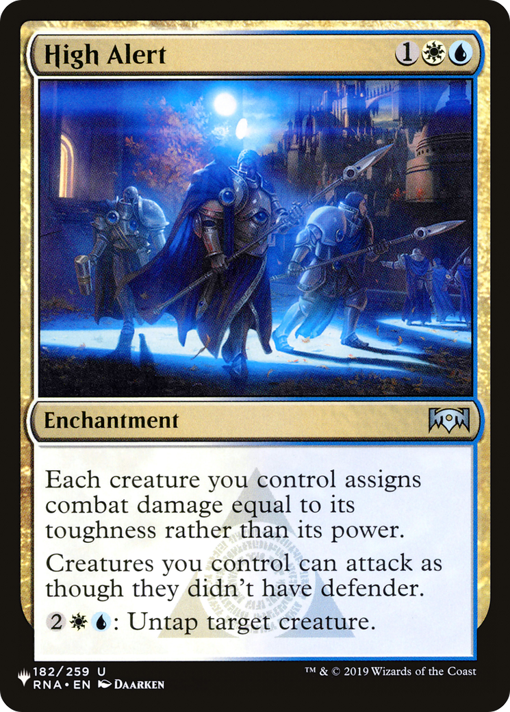High Alert (LIST-RNA-182) - The List