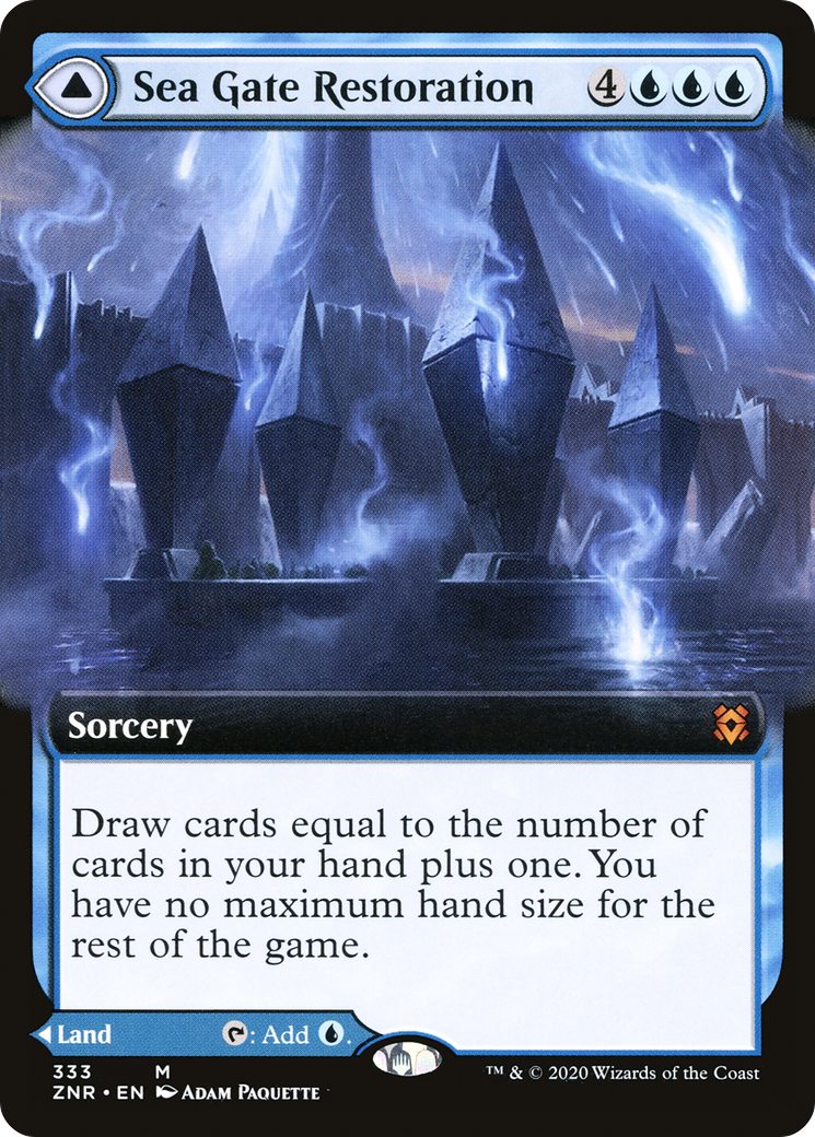 Sea Gate Restoration (Extended Art) (ZNR-333) - Zendikar Rising: (Extended Art)