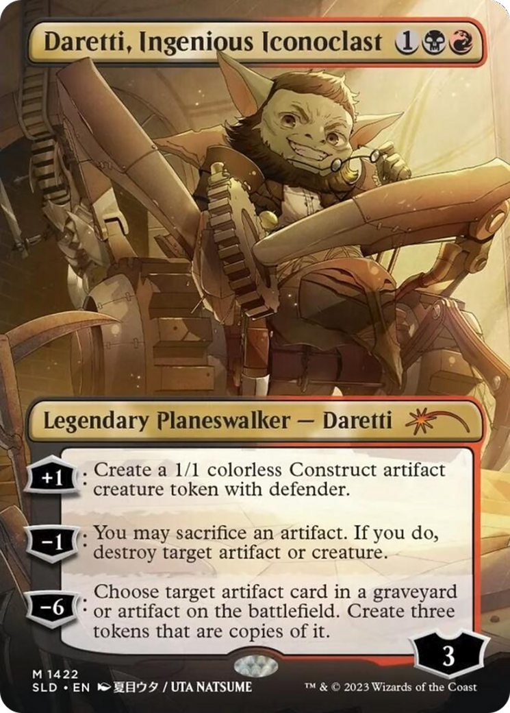 Daretti, Ingenious Iconoclast (Rainbow Foil) (SLD-1422★) - Secret Lair Drop (Borderless) Foil