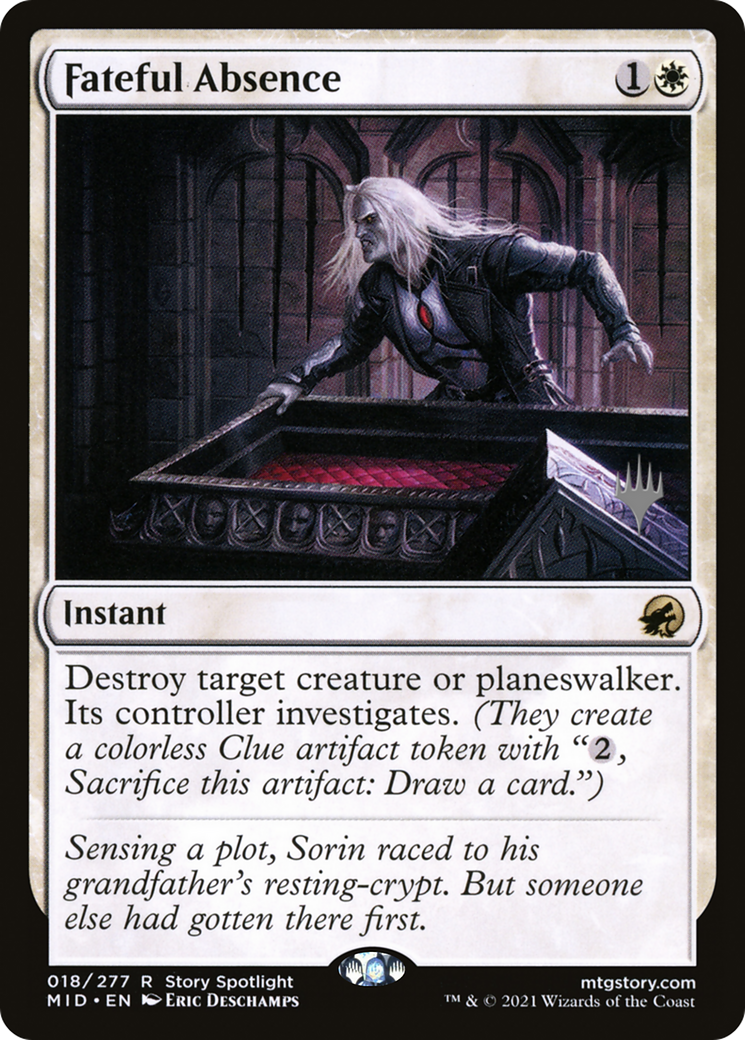 Fateful Absence (PPMID-018) - Innistrad: Midnight Hunt Promos