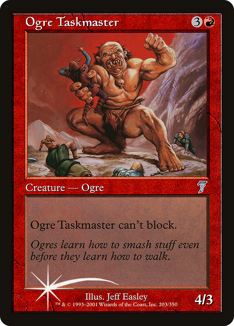 Ogre Taskmaster (7ED-203★) - 7th Edition