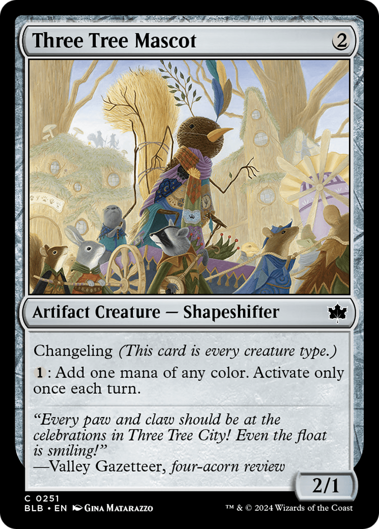Three Tree Mascot (BLB-251) - Bloomburrow