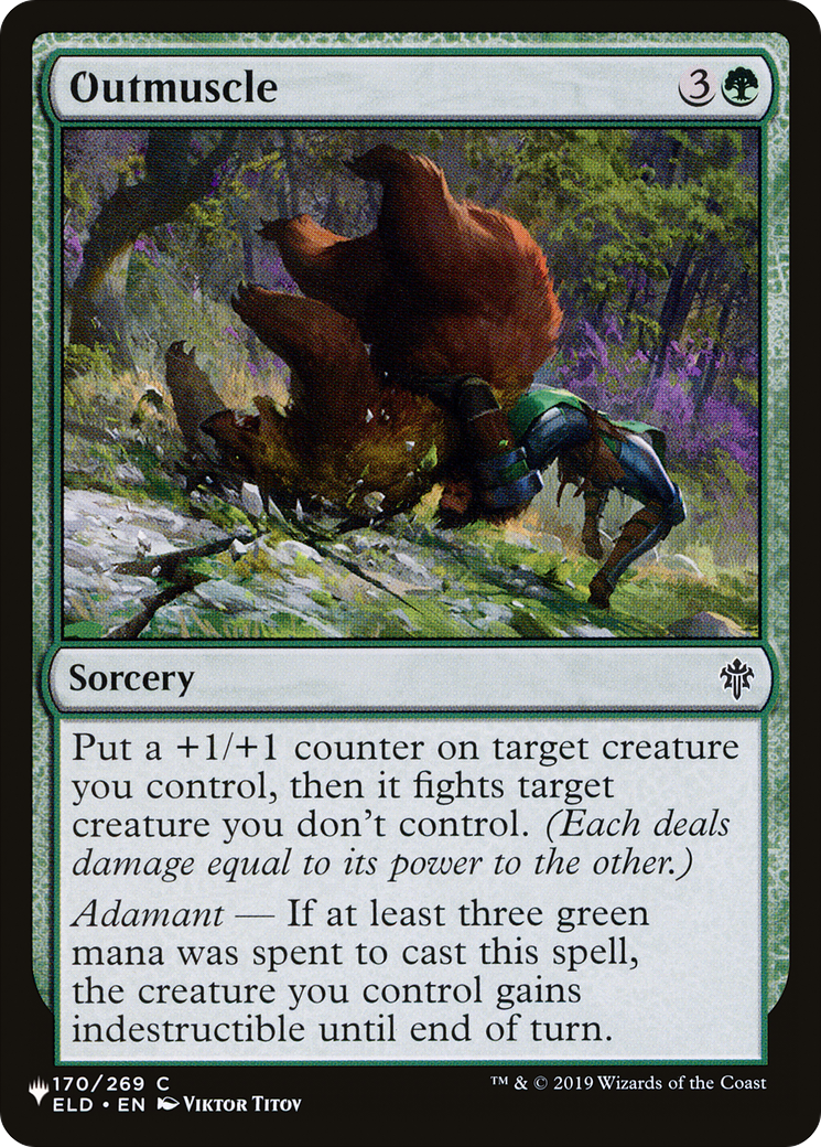 Outmuscle (LIST-ELD-170) - The List
