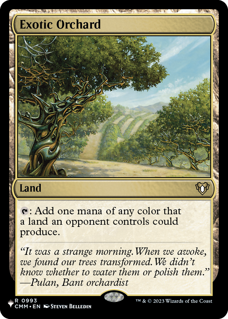 Exotic Orchard (LIST-CMM-993) - The List