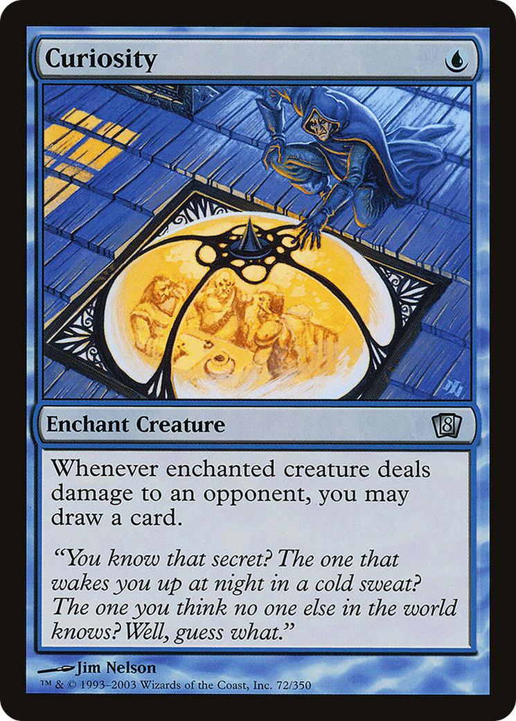 Curiosity (8ED-72★) - 8th Edition Foil