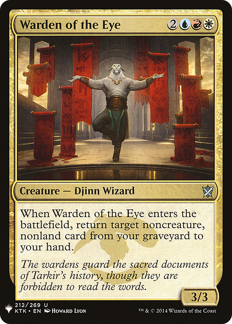 Warden of the Eye (LIST-212) - The List