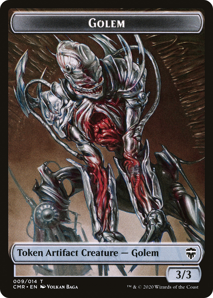 Golem Token (CMR-009) - Commander Legends Tokens Foil
