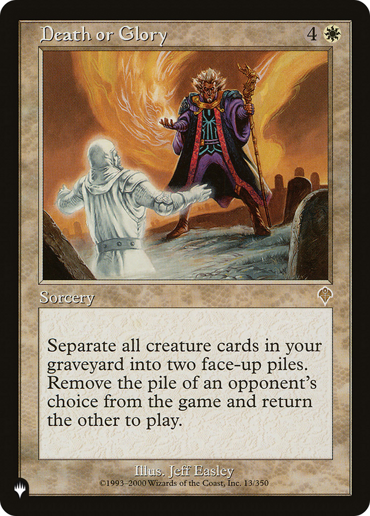 Death or Glory (LIST-13/350) - The List
