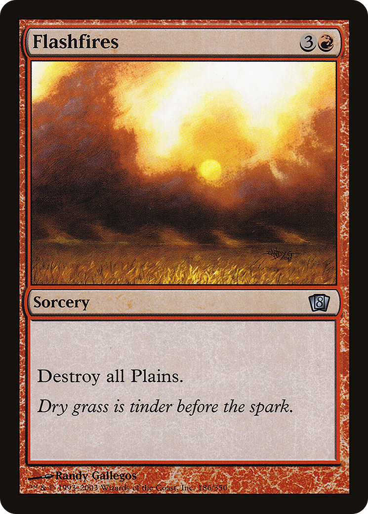Flashfires (8ED-186★) - 8th Edition