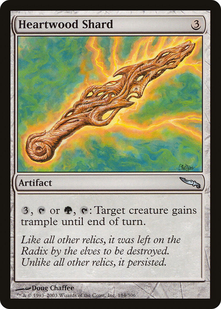 Heartwood Shard (MRD-184) - Mirrodin