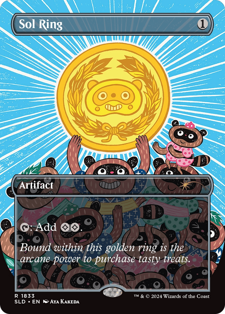 Sol Ring (SLD-1833) - Secret Lair Drop (Borderless) Foil