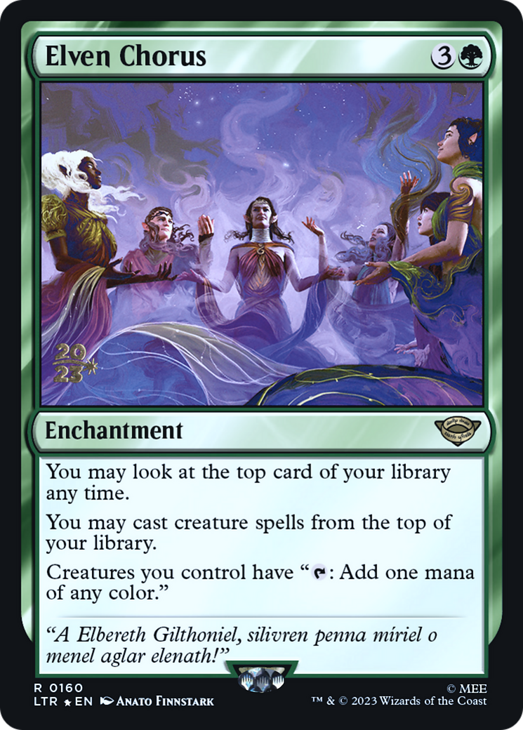 Elven Chorus (PRE-160S) - Tales of Middle-earth Promos Foil