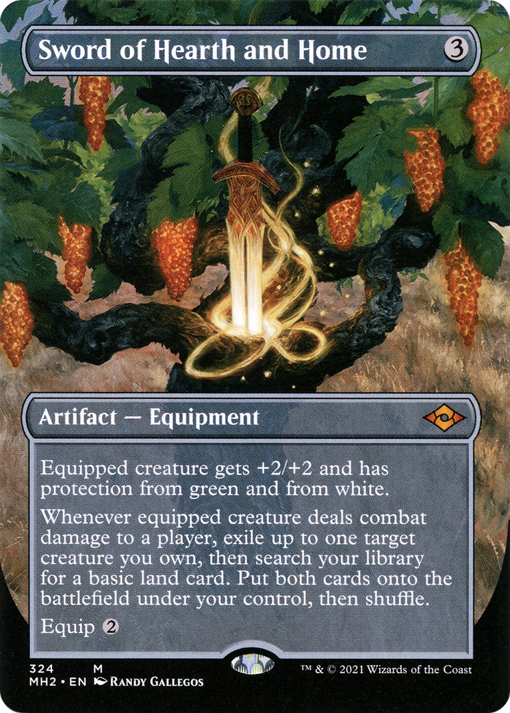 Sword of Hearth and Home (Borderless) (MH2-324) - Modern Horizons 2 Foil