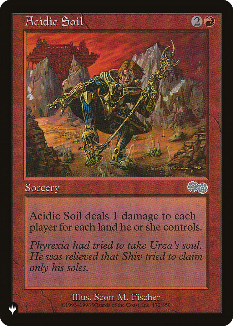 Acidic Soil (LIST-172/350) - The List