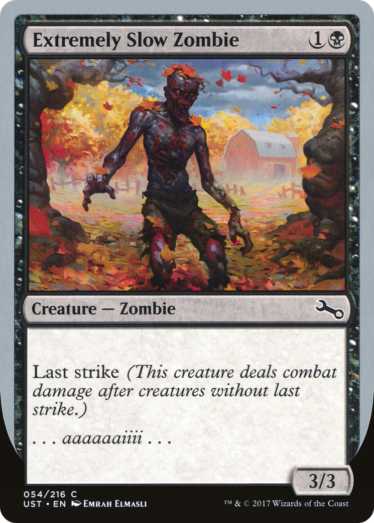 Extremely Slow Zombie (B) (UST-054) - Unstable Foil