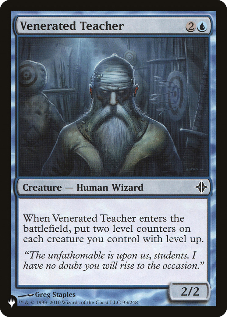 Venerated Teacher (LIST-93/248) - The List