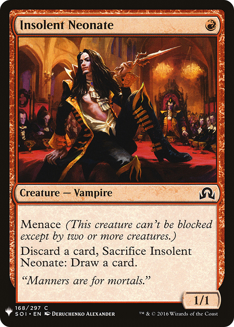 Insolent Neonate (LIST-168) - The List