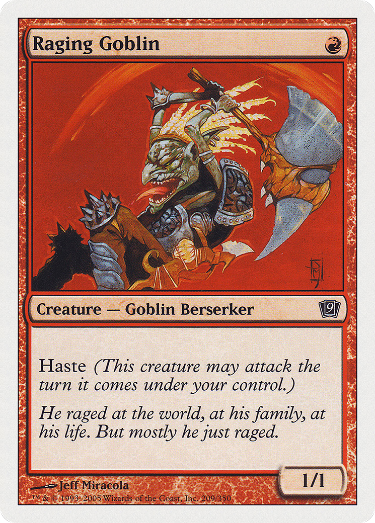 Raging Goblin (9ED-209) - 9th Edition