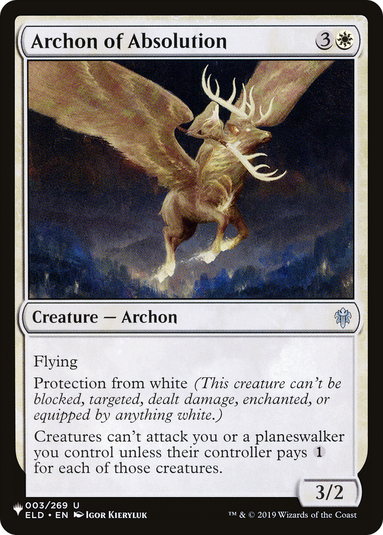 Archon of Absolution (LIST-003/269) - The List