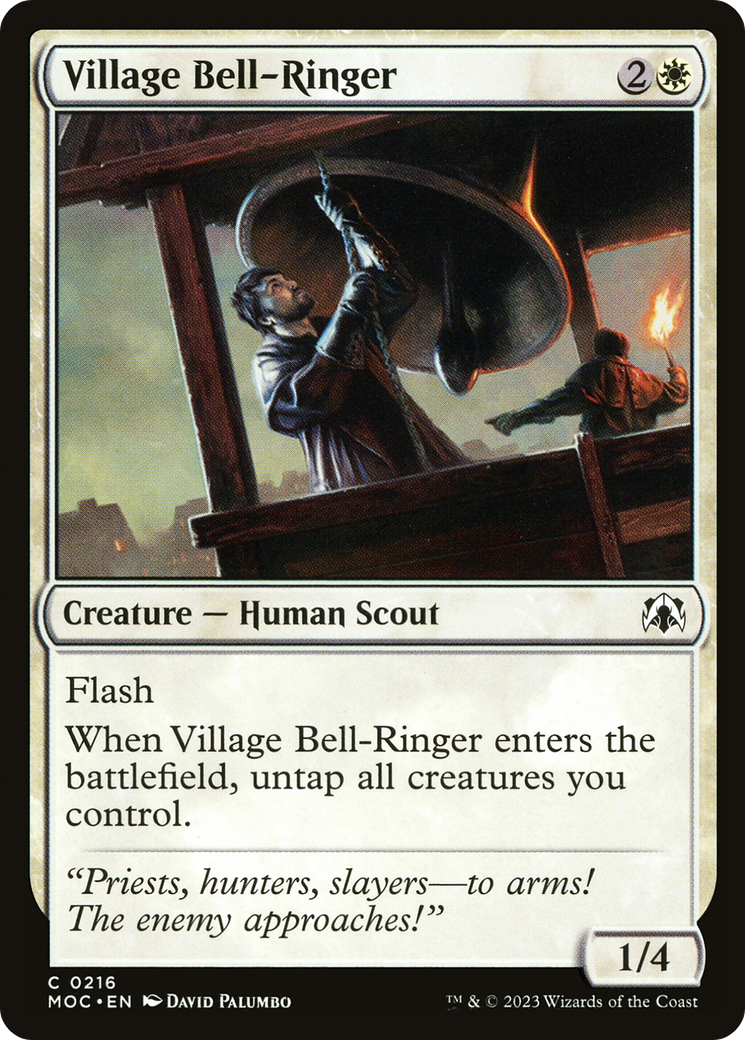 Village Bell-Ringer (MOC-216) - March of the Machine Commander
