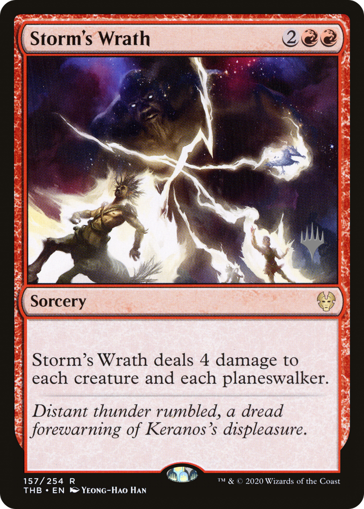 Storm's Wrath (PPTHB-157) - Theros Beyond Death Promos