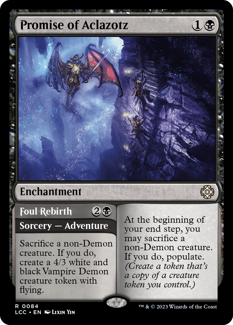 Promise of Aclazotz (LCC-084) - The Lost Caverns of Ixalan Commander