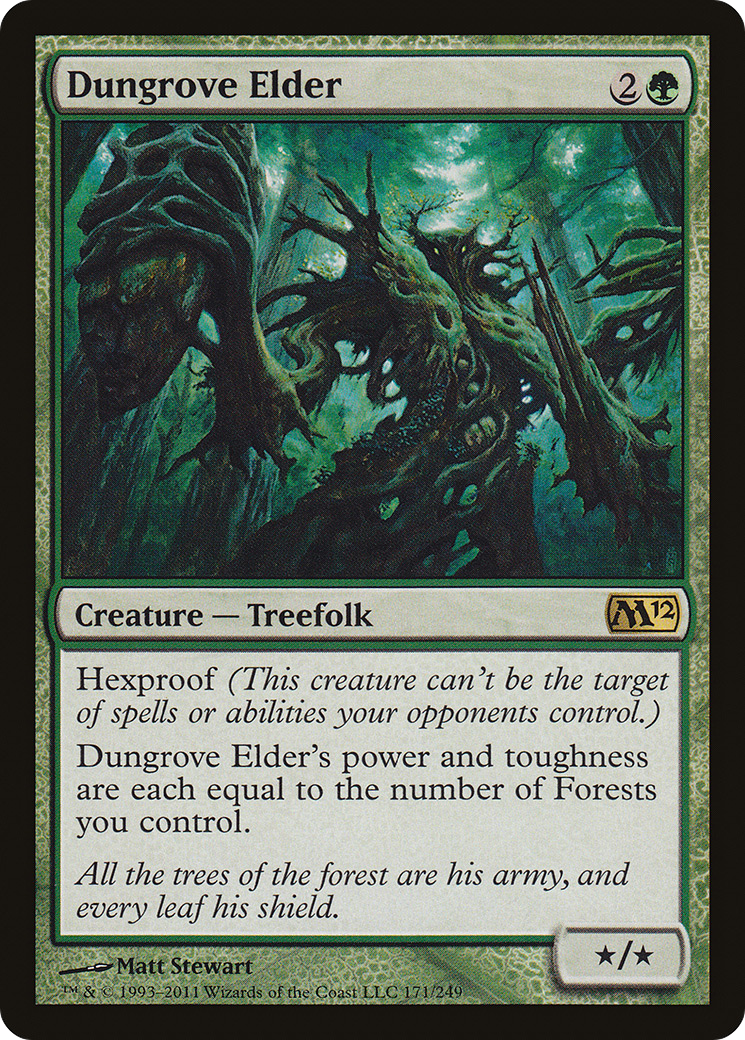 Dungrove Elder (M12-171) - Magic 2012 Foil