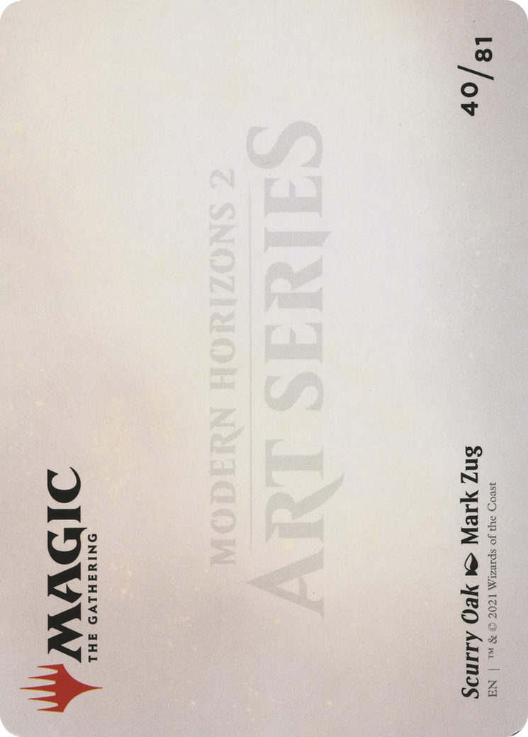 Scurry Oak // Scurry Oak (AMH2-040) - Modern Horizons 2 Art Series (Borderless) Foil