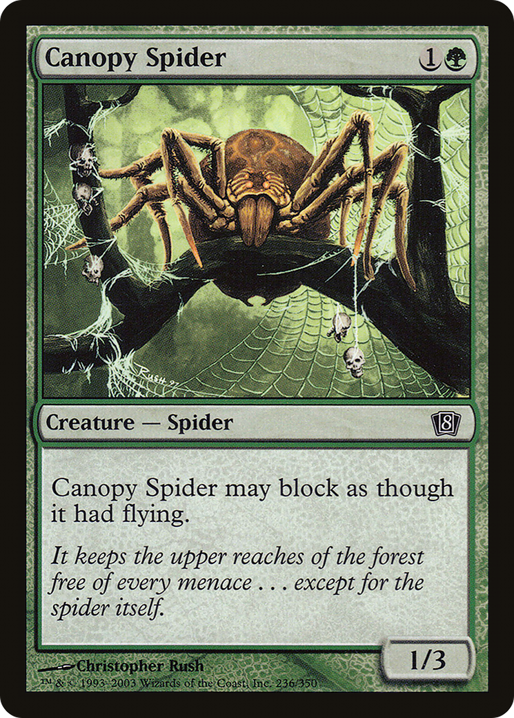 Canopy Spider (8ED-236★) - 8th Edition