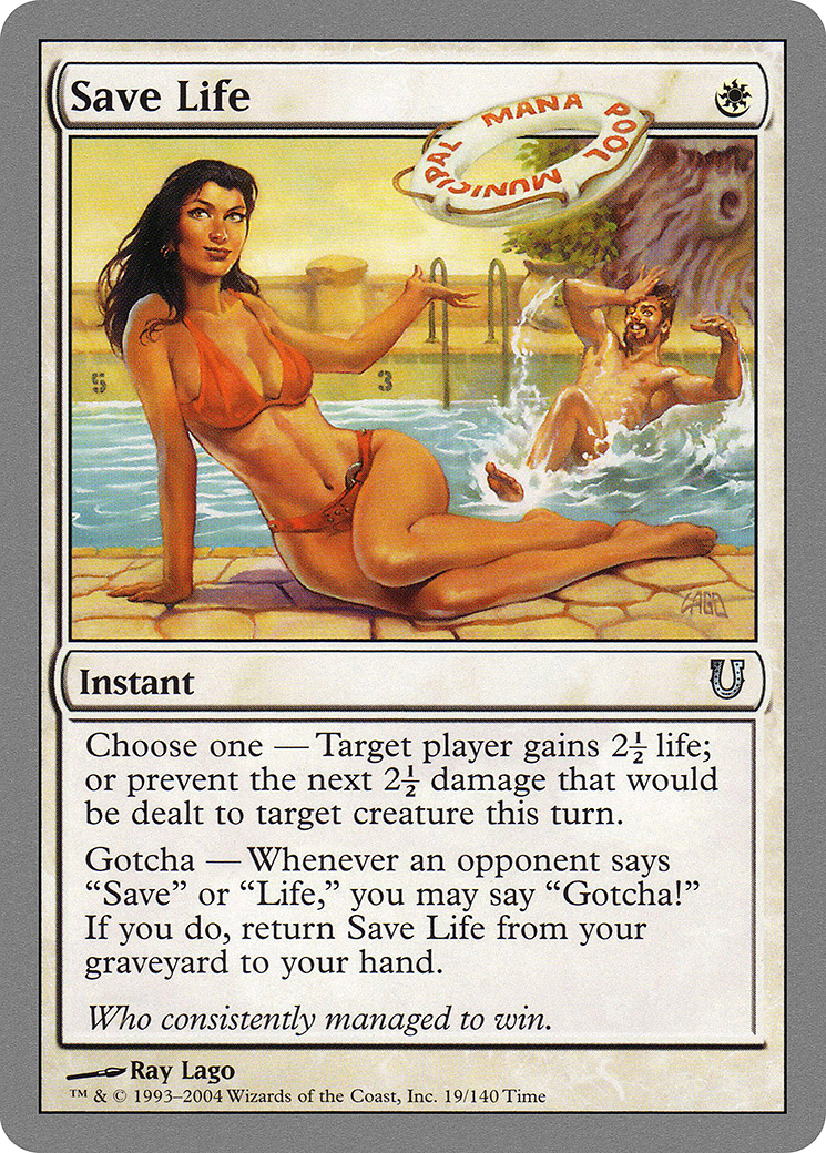 Save Life (UNH-019) - Unhinged Foil