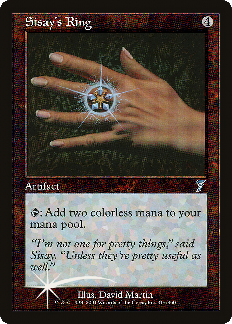 Sisay's Ring (7ED-315★) - 7th Edition Foil