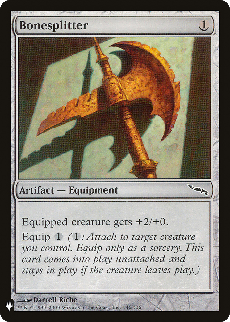 Bonesplitter (LIST-146) - The List
