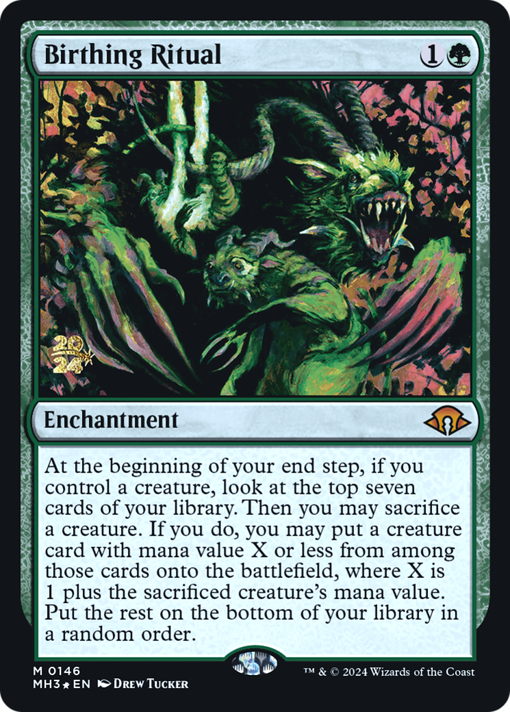 Birthing Ritual (PRE-146) - Modern Horizons 3 Promos Foil