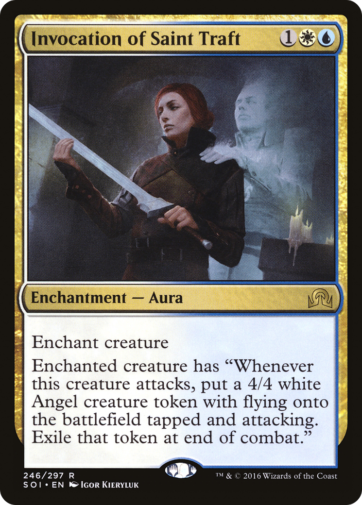 Invocation of Saint Traft (SOI-246) - Shadows over Innistrad Foil