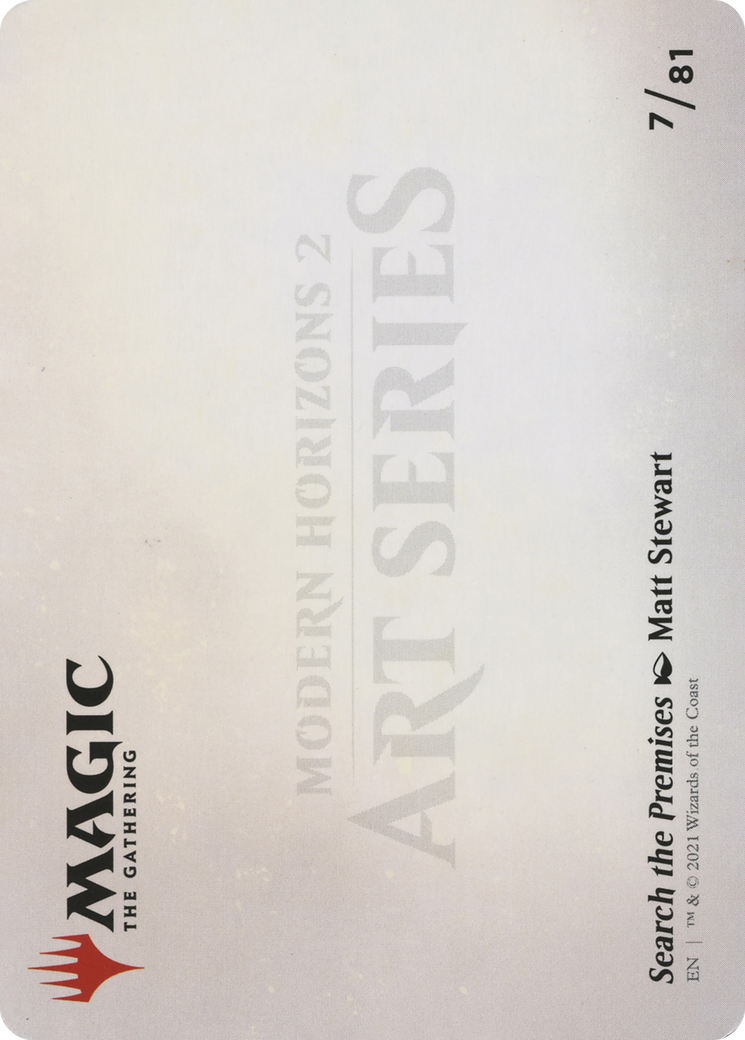 Search the Premises // Search the Premises (AMH2-007) - Modern Horizons 2 Art Series (Borderless)