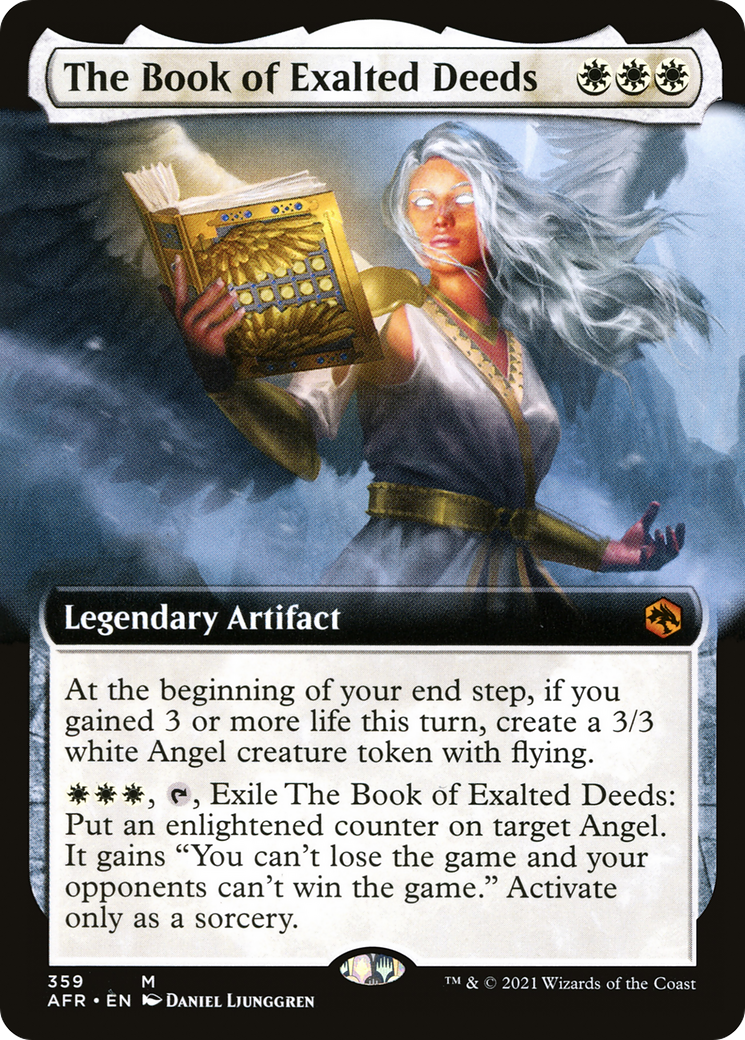 The Book of Exalted Deeds (Extended Art) (AFR-359) - Adventures in the Forgotten Realms: (Extended Art) Foil