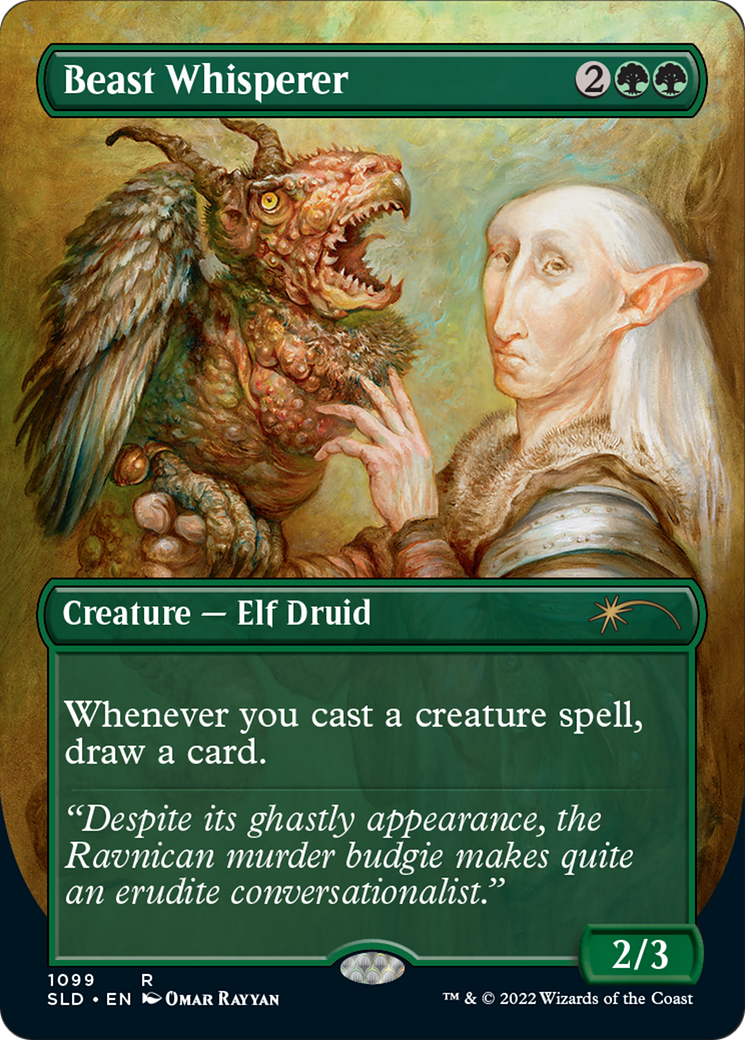 Beast Whisperer (Borderless) (SLD-1099) - Secret Lair Drop (Borderless)