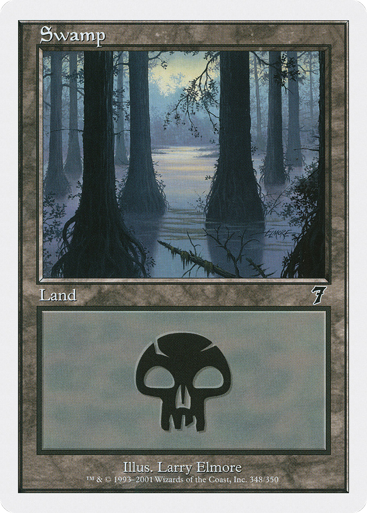 Swamp (7ED-348) - 7th Edition