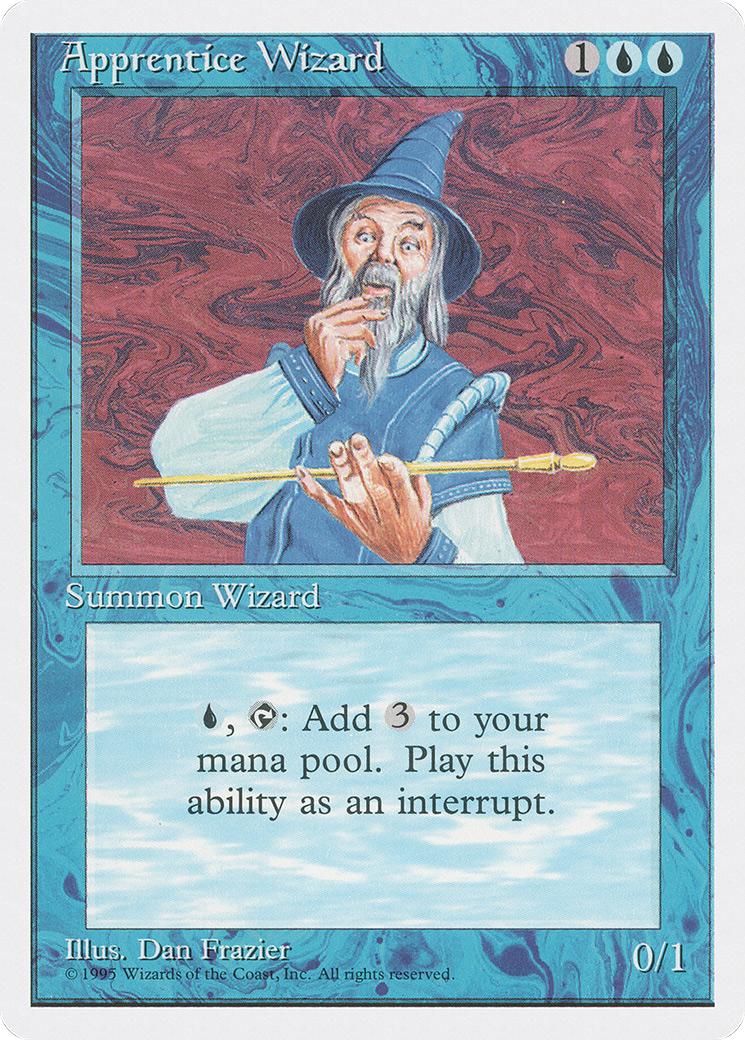 Apprentice Wizard (4ED-) - Fourth Edition