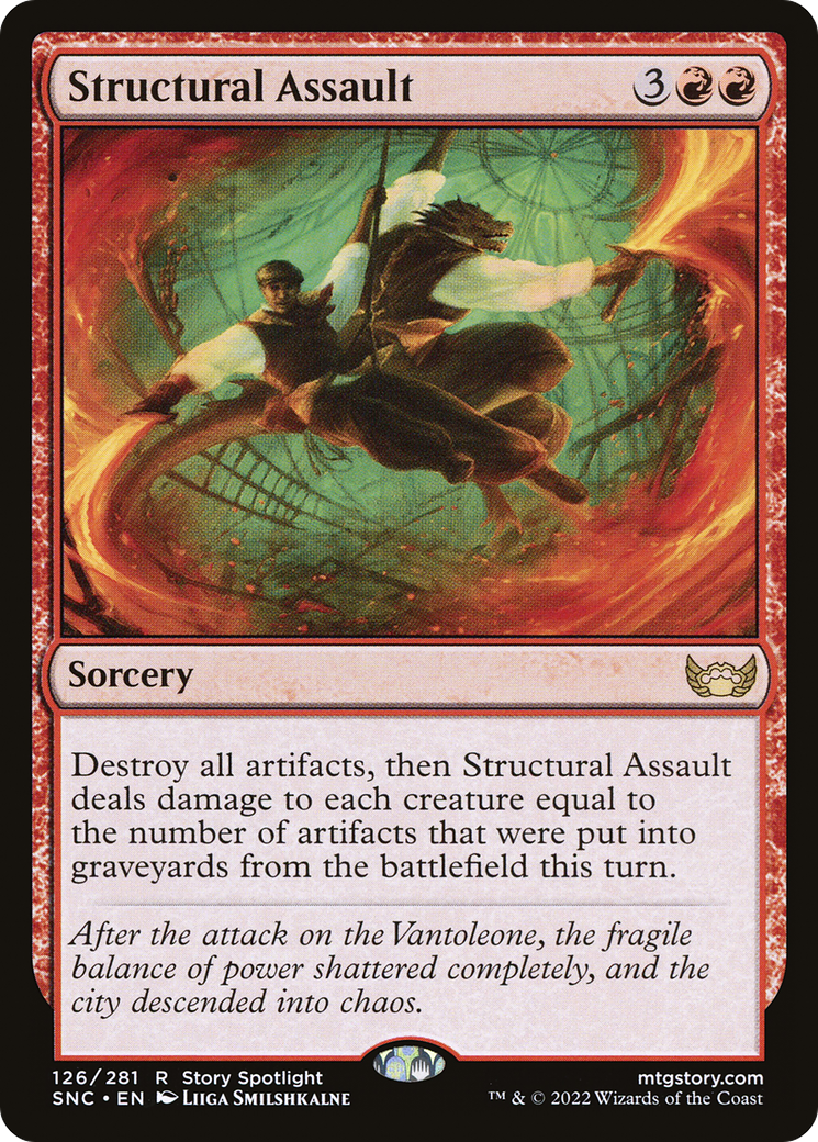 Structural Assault (SNC-126) - Streets of New Capenna Foil