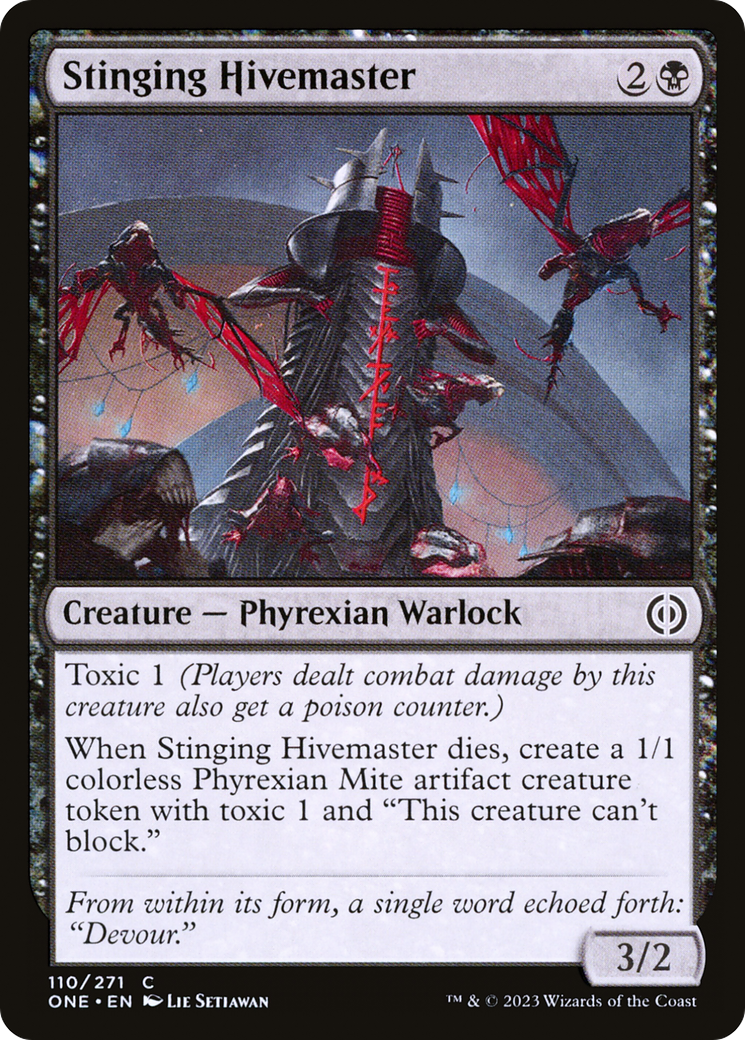 Stinging Hivemaster (ONE-110) - Phyrexia: All Will Be One