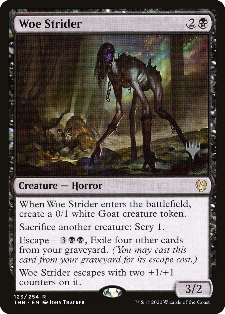 Woe Strider (PPTHB-123) - Theros Beyond Death Promos Foil