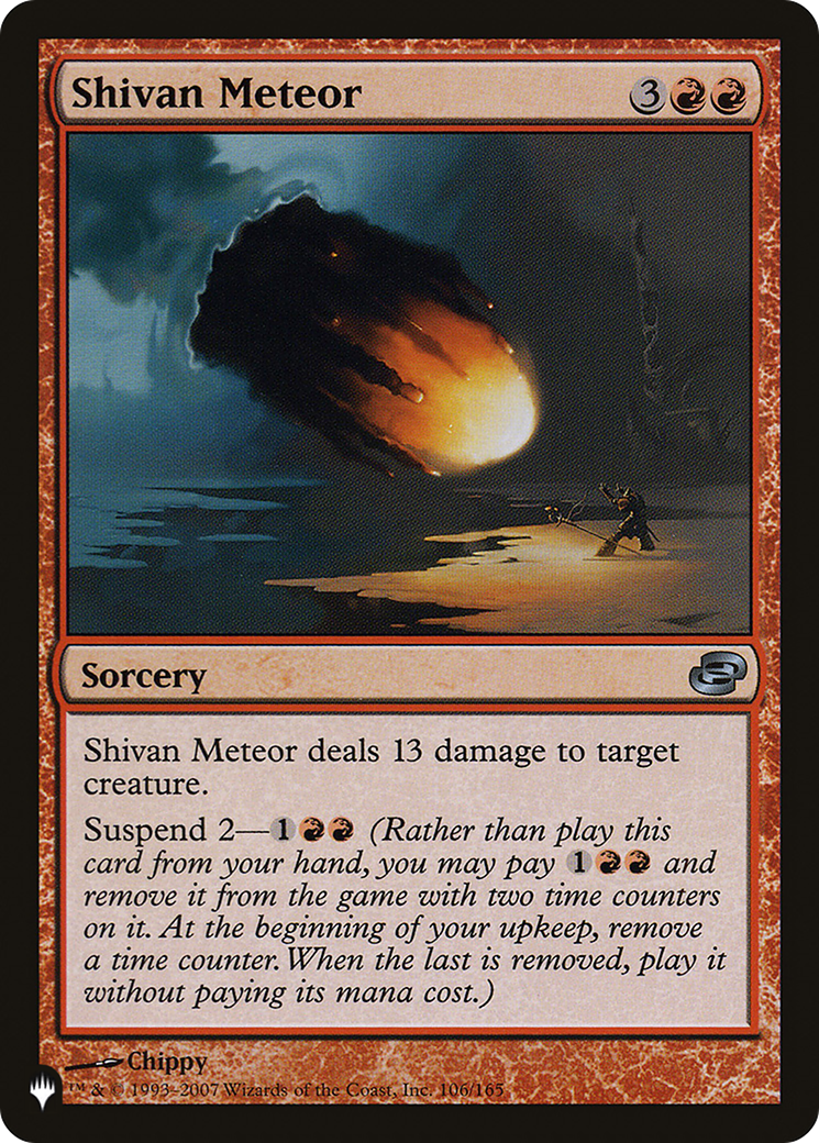 Shivan Meteor (LIST-106/165) - The List