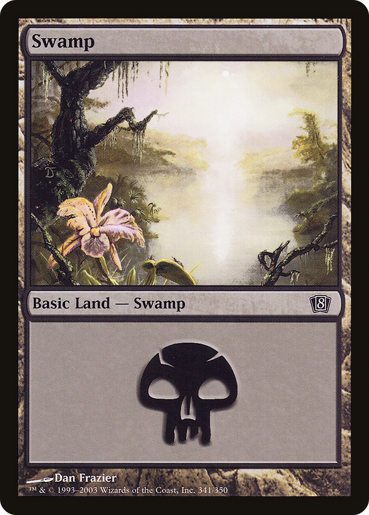 Swamp (8ED-341★) - 8th Edition Foil