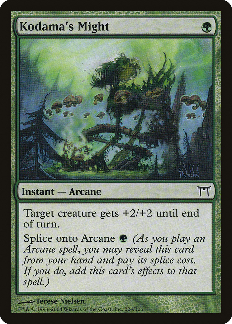 Kodama's Might (CHK-224) - Champions of Kamigawa Foil