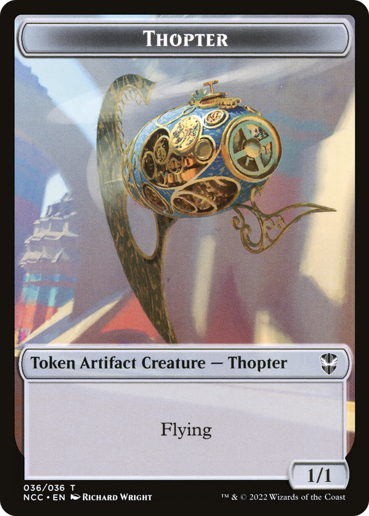 Thopter (TNCC-036) - New Capenna Commander Tokens Foil
