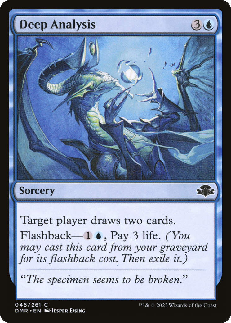 Deep Analysis (DMR-046) - Dominaria Remastered Foil